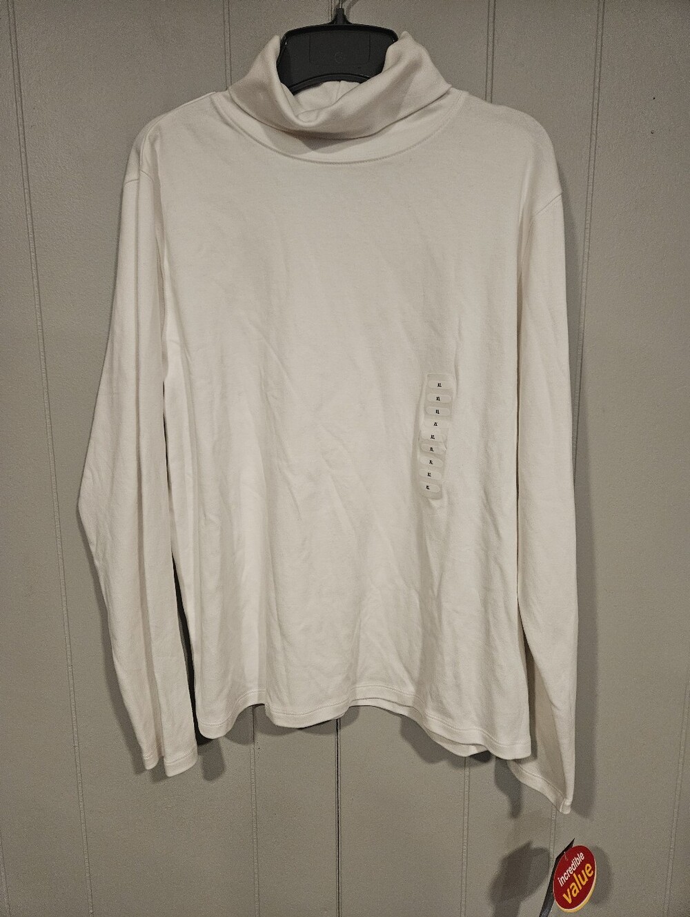 Relativity Women's Size XL Classic Pullover Turtleneck Top Minimalist Layer NWT